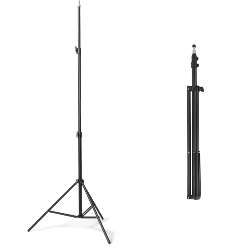 26cm LED kruhové světlo s 210cm stativem | sada pro líčení, streamování a nahrávání s držákem na telefon |