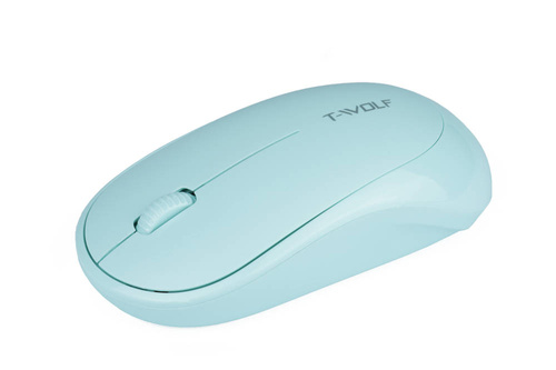 Q18 | Mouse optic de birou fără fir pentru computer | 1000 DPI | albastru