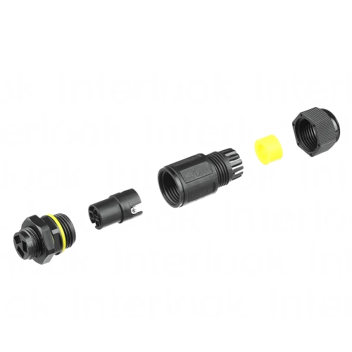 Vandtæt kabelmuffe IP68 | Skrueterminal + 3-polet hurtigkobling 450 V 17,5 A til kabler 5–10 mm | M683-A