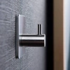 BXG-4PCS-ZILVER | Zilveren haak voor kleding, doeken, handdoeken | Zelfklevende houder voor keukenaccessoires