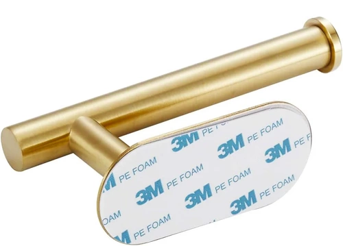 JZU-304-GOLD | Zlatý držák papíru | Samolepící věšák na toaletní papír