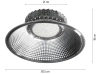 BK-HB100W-S | Lampă industrială | Proiector depozit | LED