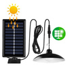 LD-04 | Hanging garden solar LED lamp with a twilight sensor IP44 | 30 SMD LEDs | IR remote control