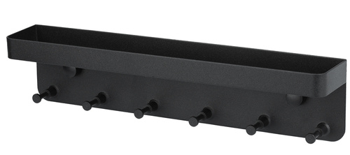 ZW-J26 | Perchero de pared para llaves y ropa con estante para objetos pequeños.