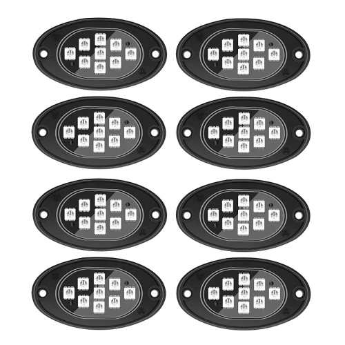 Autolampen | RGB-LED | 8 stuks