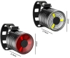 Kompakt LED cykellygter for + bag | LED-cykellyssæt 3 tilstande | BK-L319