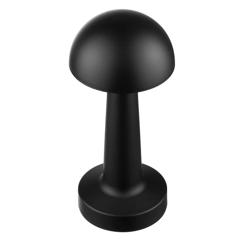 HJA11-SORT | Trådløs bordlampe | Berøringsfølsom natlampe med justerbar lysfarve | USB MUSHROOM lampe