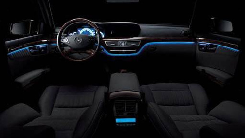 Zestaw El Wire Ice Blue 4M - Światłowód Ambient Light EL Wire z odzielnym inverterem 12V