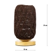 ZBD-C2314-BR | Lámpara de noche de ratán | Lámpara de mesa con estilo