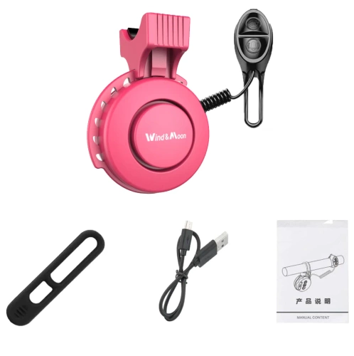 TWB-105-P | Elektrický zvonček na bicykel USB 120 dB | Zvonček so vstavanou batériou | 4 zvukové režimy