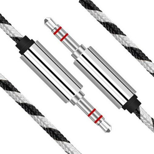 AB-1.5-1.5M | Cavo mini jack da 1,5 m | Giunti irrigiditi | 5 colori