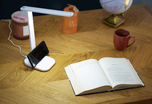 MT-611 | Stolná lampa školská LED 7W | 3 svetlé farby | držiak na telefón