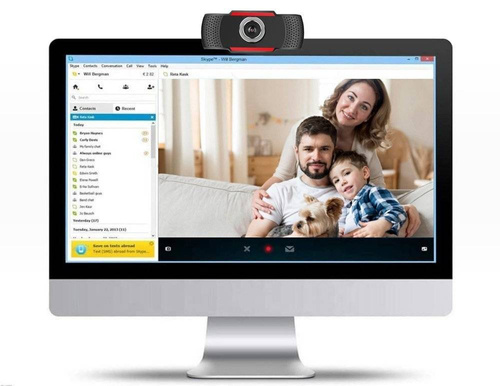 Q10-Sort | FULD HD webcam | Autofokus | F37 Multi-Lens 1080p sensor