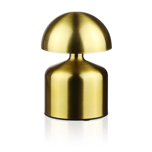 HJA41-GOLD | Mushroom LED table lamp | Wireless lamp for hotel, restaurant | Night touch lamp