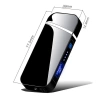 JL-319-BLACK | Modern plasma lighter | Electric lighter charged via USB