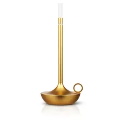 HJA31-ORO | Lámpara de mesa moderna | Lámpara de noche con batería incorporada.