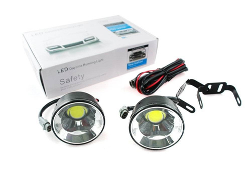 DRL 18 PREMIUM | COB LED světla pro denní svícení | kruhový ø 70 mm DRL-008O