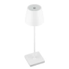 HJA18-BLANC | Lampe de table avec batterie intégrée | Lampe de nuit tactile
