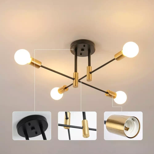 RLH-40S-W | Plafonnier moderne | Plusieurs sources de lumière