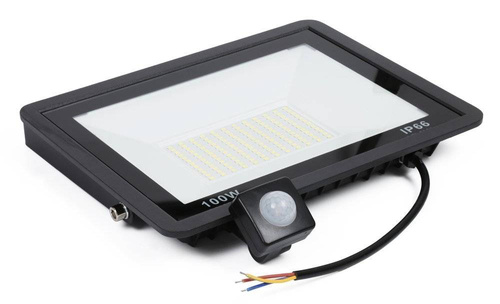 LED-Flutlichtstrahler | 100 W mit Bewegungs- und Dämmerungssensor | 9.500 lm | 220 V | BLS-100W