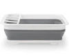 Geschirrabtropfgestell | klappbarer Abtropfständer für Camping | grau | XEP-364-GREY