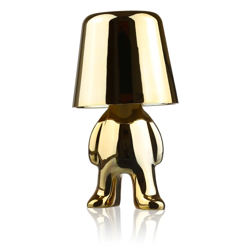 HJA23-A-GOLD | Modern table lamp with touch control | Night lamp with built-in battery