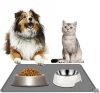  MLG-4830 | L | Tappetino impermeabile posizionato sotto la ciotola dell'animale | cuscinetto in silicone per cani e gatti