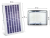 Proiector LED de 50W cu telecomandă | Proiector LED de 50W cu panou solar IP66, 1500lm | LD66-50W