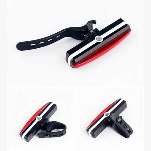 Powerful COB 100lm rear bike light | Bike light with built-in battery - USB rechargeable | Lightweight bike light 40g | BK-L2266