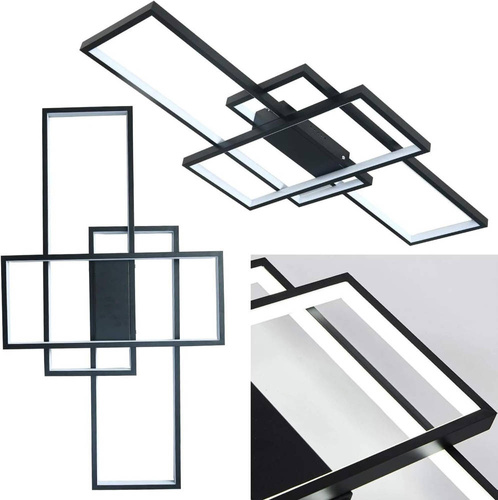 A modern ceiling lamp that changes the color of light LED | Remote