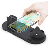 WD-01 | QI-dockingstation til Apple iPhone Airpods Watch | trådløs oplader 15W | 3 stik - USB-C / Lightning / Micro USB