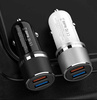 WC7W-Sort | Biloplader | kompatibel med Dash Charge og VOOC 4.0 og 3.0 standarder
