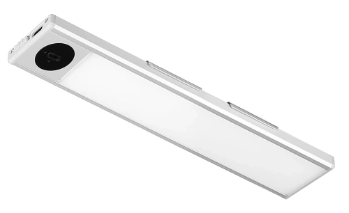 HSL-S20CM-SILVER | Lampa de mobila cu senzor de miscare | Vecină fără fir cu senzor | Lampa LED sub dulap, 20 cm