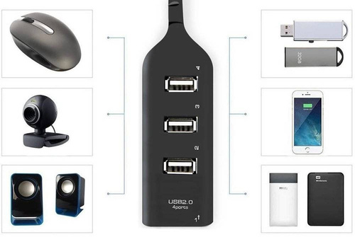 YT03 | Hub USB 2.0 | Distributor for 4 USB ports