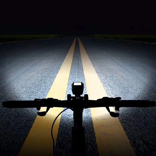 Luz de bicicleta multifuncional 3 em 1 – 800 lm | Luz de bicicleta com buzina e contador | BK-H1920