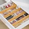 Organizator sertar mobila | Separatoare de sertare din bambus | Compartimente extensibile | KBT-D456