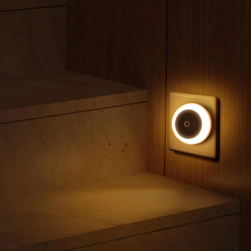 Luz nocturna LED inteligente con sensor crepuscular | Luz nocturna de contacto cálida | JL-510