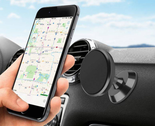 Magnetische Aluminium-Halterung für Smartphone / Tablet / Navigationsgerät | PSI-M051