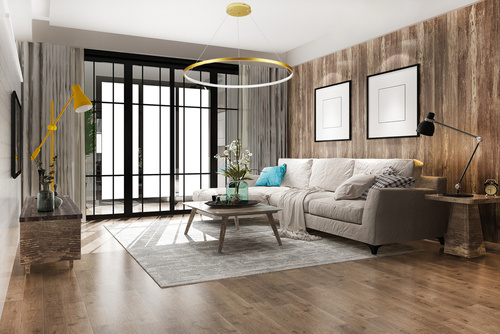 RLK-C01-30W-G | Egyrészes modern függőlámpa | LED | Arany