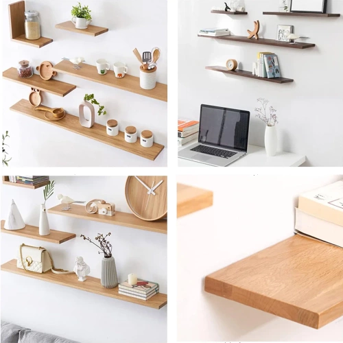 DF-4PCS-BLACK | Shelf holder | Shelf support | Invisible mounting arm