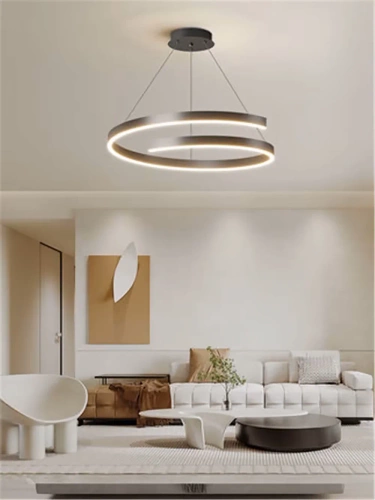 RLO-40CM-42W-B | Moderne hængelampe 40 cm | Spiral LED lampe 42W