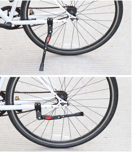 Suport de biciclete din aluminiu | Suport lateral reglabil | Suport pentru biciclete din spate pentru a se potrivi roti 24-28 | YYBC-125