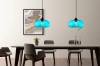 GB-D28-Blauw | Moderne glazen hanglamp | Blauw