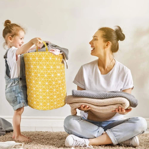 SN-B40-GZY | Contentor de brinquedos | Cesto de roupa suja | Saco dobrável 60L