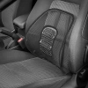 GLY-440-BLACK | Back support for car | Ergonomic lumbar support | Back support mounted to a chair or armchair