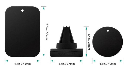 PSI-M002 | Porta cellulare magnetico per auto | sulla presa d'aria