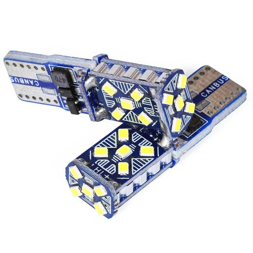 Автомобільна LED лампа W5W T10 15 SMD 3014 CAN BUS