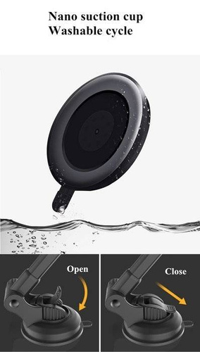 PSI-M042 | Car phone holder | magnetic, for windshield | 2 gills