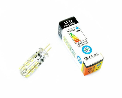 LED-Leuchtmittel | G4 Sockel, 24 SMD 3014, Silikon