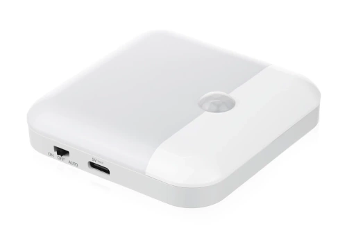 C4765-BLANCO | Lámpara para muebles con sensor de movimiento | Lámpara inalámbrica con sensor crepuscular | Lámpara de noche magnética con batería incorporada.